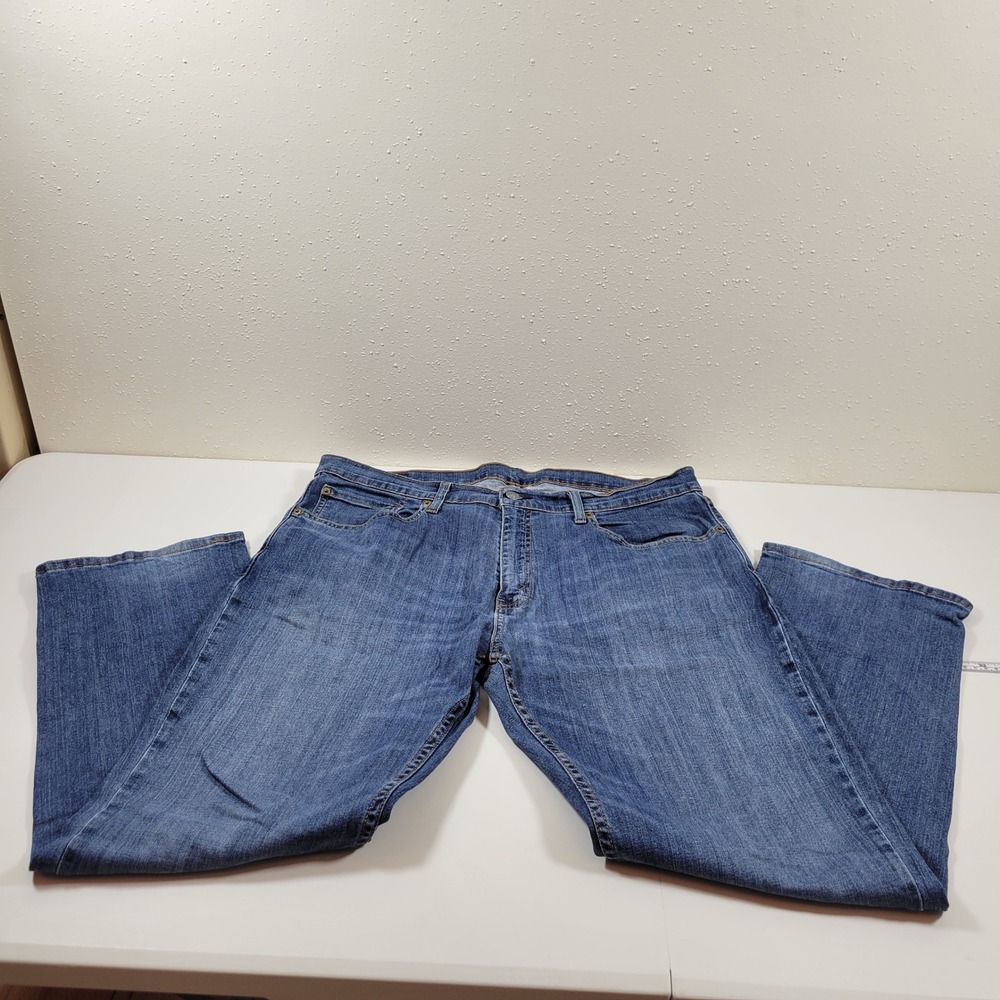 Levi's 559 Relaxed Straight Jeans Mens 36x30 Blue Excellent Medium‎ Wash Denim